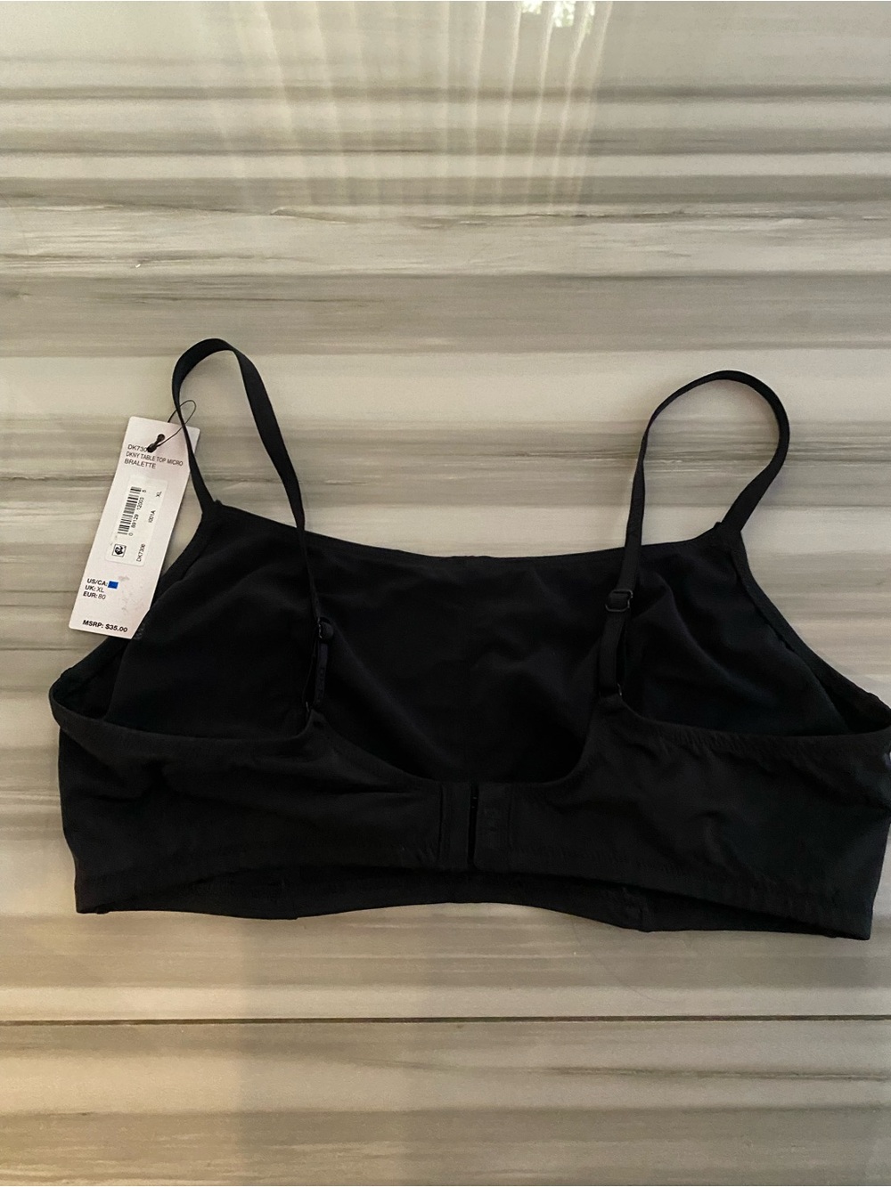 DKNY table top micro soft bralette